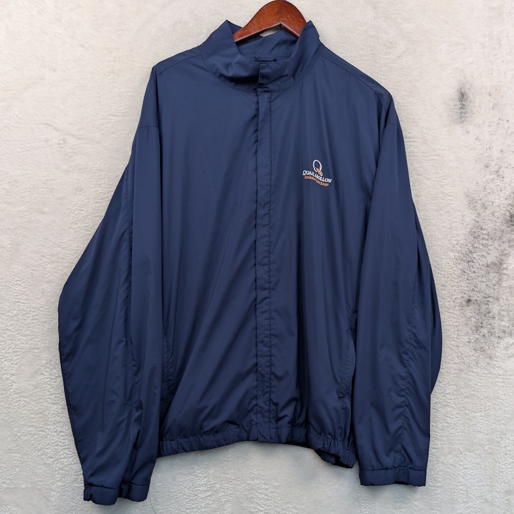 VTG Polo Golf Ralph Lauren Jacket Men's XL Navy Quail Hollow Championship Y2K